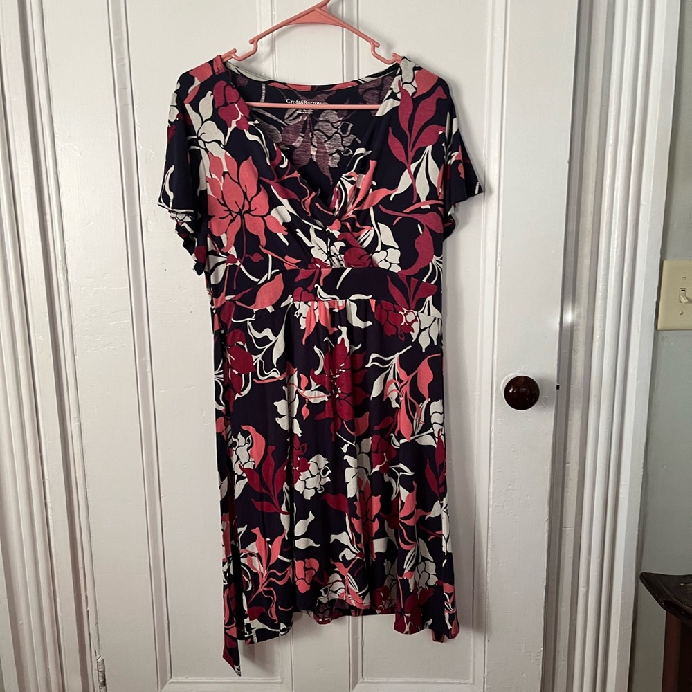 Faux wrap dress